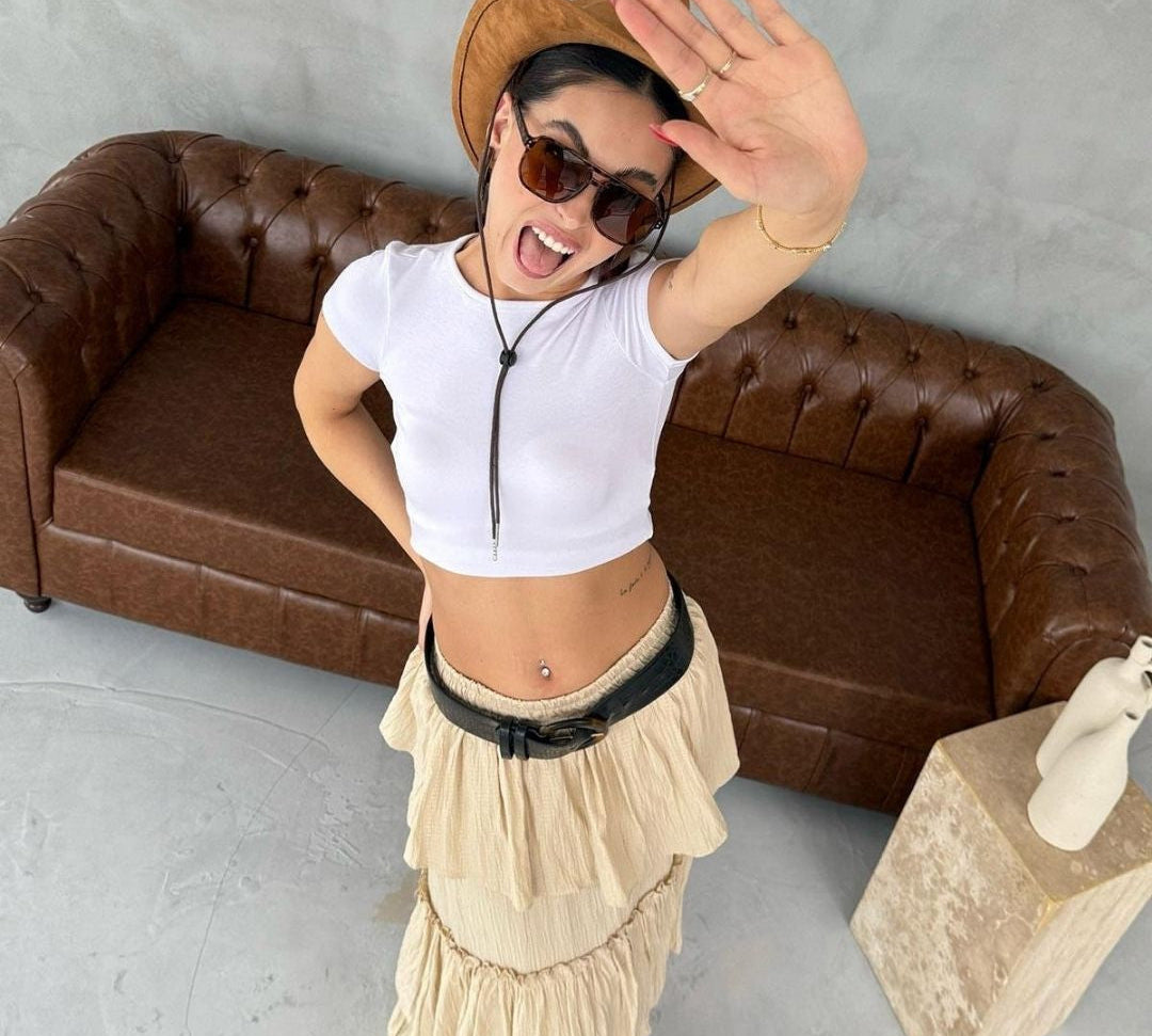 Crop Üstlerle Hangi Etek Modelleri Uyumlu?