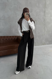 Siyah Premium Poliviskon Pantolon SY-3353-Siyah