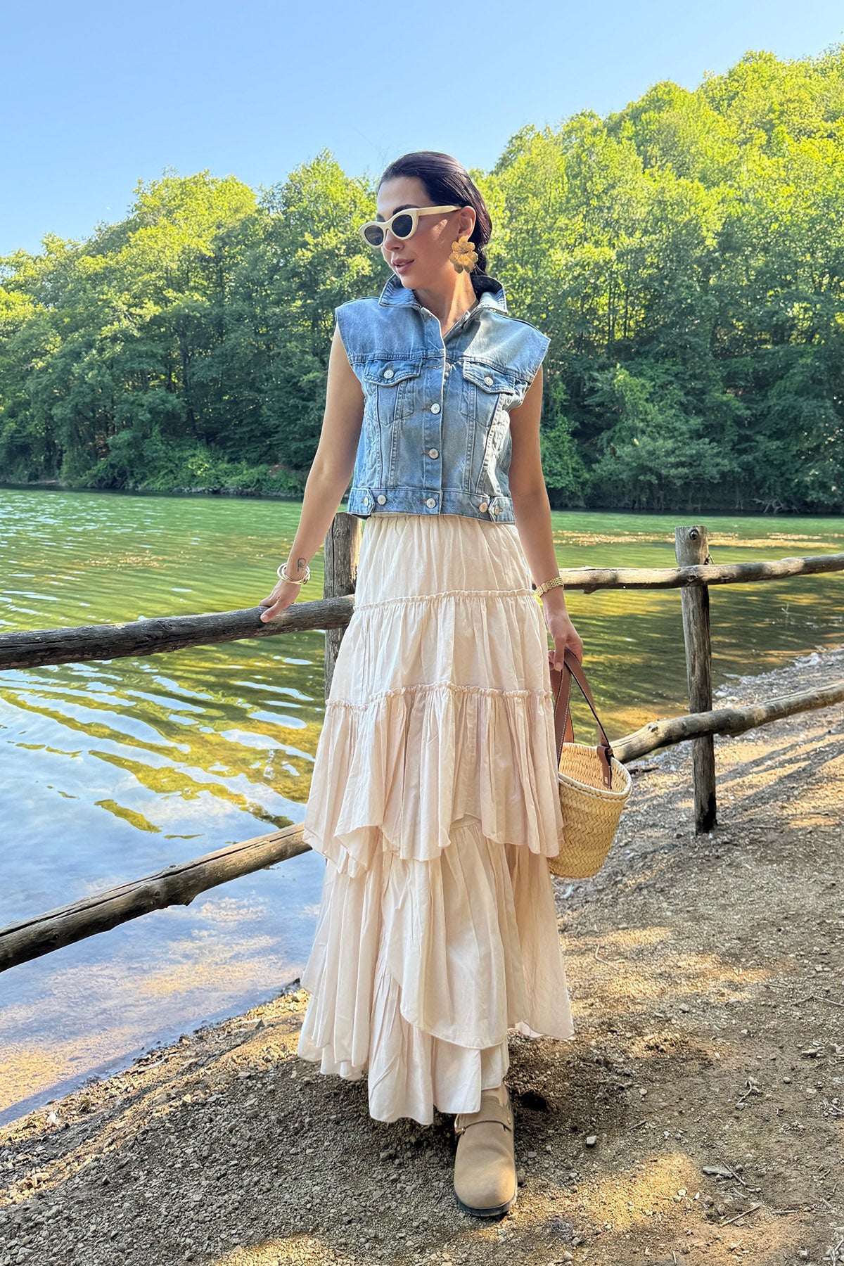 Mavi Denim Marta Yelek SY-3233-Mavi