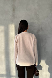 Bej Düğmeli Sakallı Kaşe Ceket SY-2731-Bej