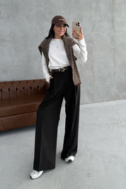 Siyah Premium Poliviskon Pantolon SY-3353-Siyah