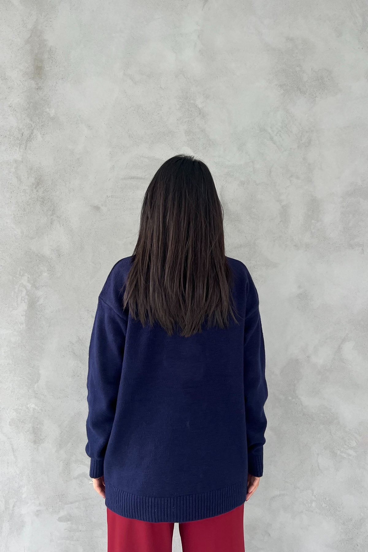 Teddy Bear Lacivert Kazak SY-2550-Lacivert