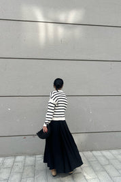 Siyah Cepli Uzun Etek SY-2454-Siyah