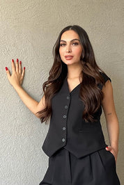 Premium Siyah Yelek SY-2896-Siyah