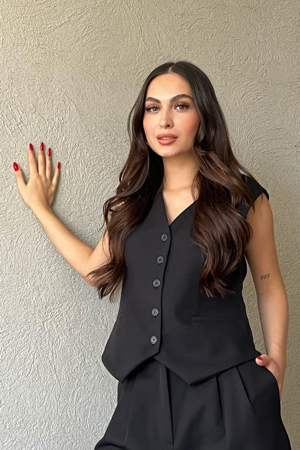 Premium Siyah Yelek SY-2896-Siyah