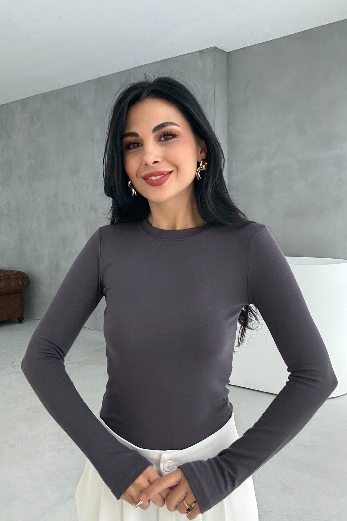 Marka Model  Parmak Geçmeli Antrasit Body SY-3413-Antasit