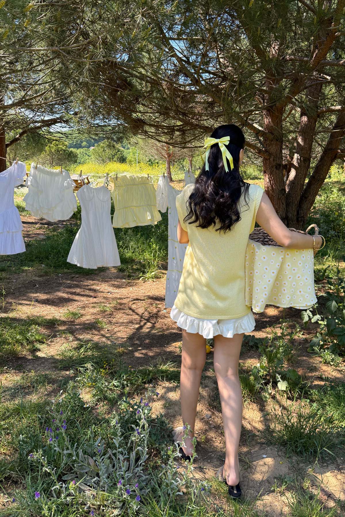 Sarı Sıfır Kol Triko Bluz SY-3127-Sarı