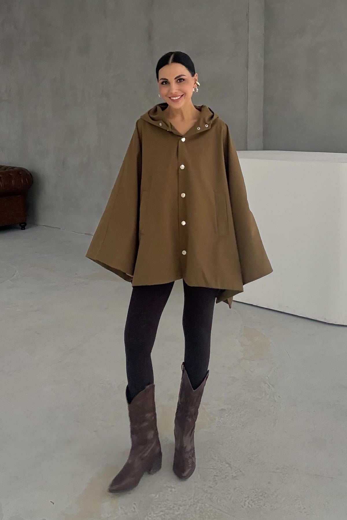 Çanta Aksesuarlı Panço SY-3402