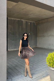 Siyah Yırtmaçlı Triko Bluz SY-2459-Siyah