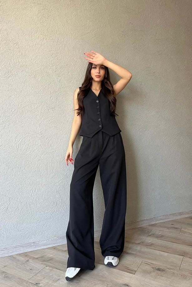 Premium Siyah Yelek SY-2896-Siyah