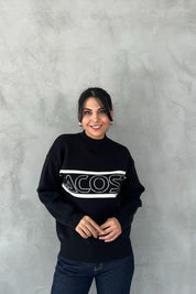 Siyah L Muadili Triko Kazak SY-2465-Siyah