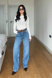 Mavi Wide Leg Jean SY-2968-Mavi