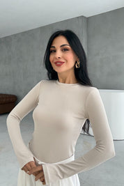 Marka Model  Parmak Geçmeli Bej Body SY-3413-Bej