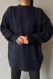 Lacivert Sakallı Basic Kazak SY-1524-Lacivert