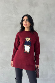 Teddy Bear Bordo Kazak SY-2550-Bordo