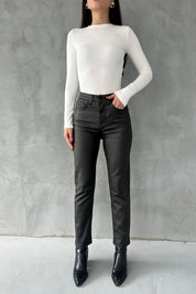 Haki Mumlu Görünüm Jean SY-1424-Haki