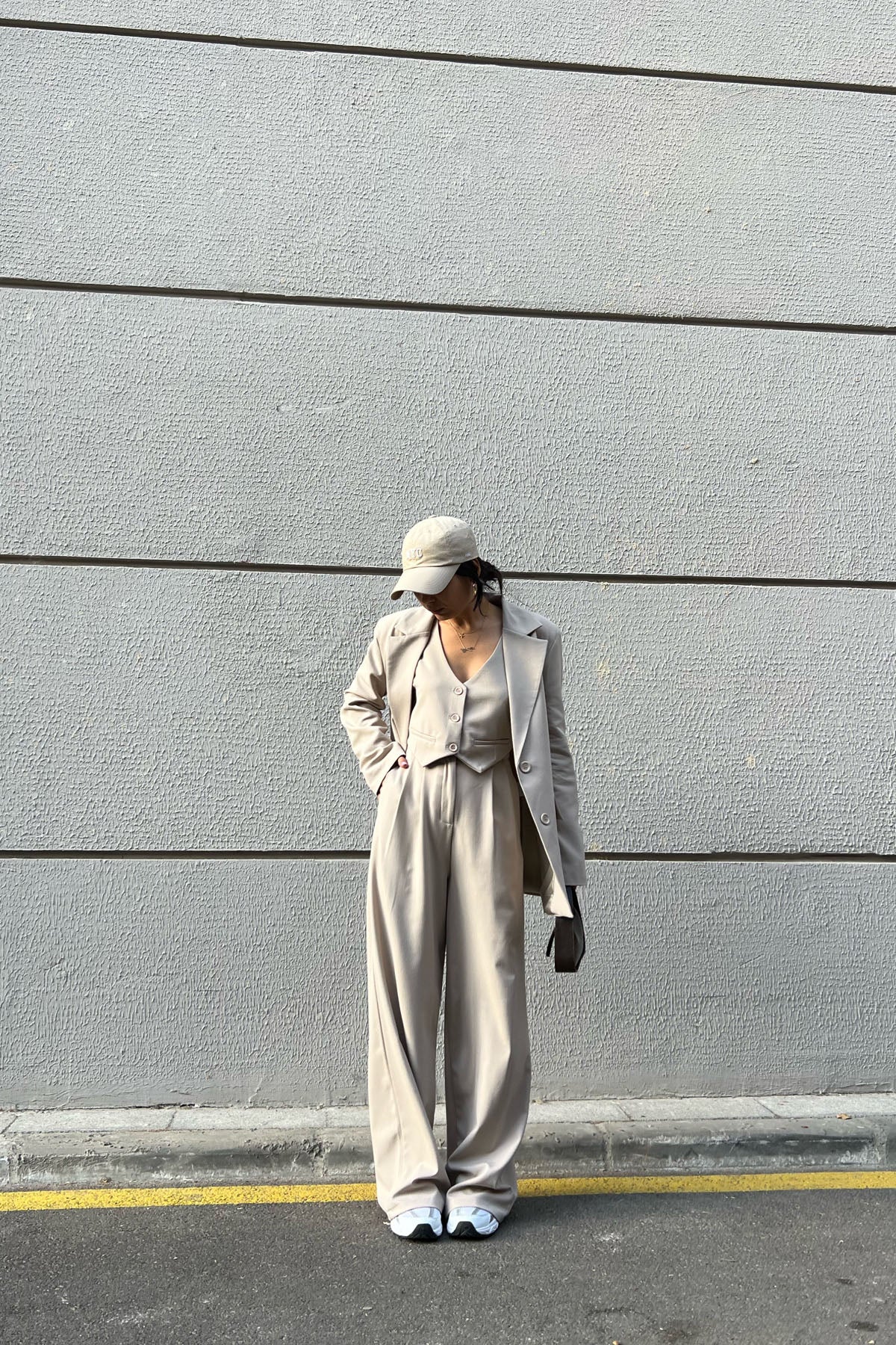 Bej Premium Üçlü Takım SY-1083-Bej