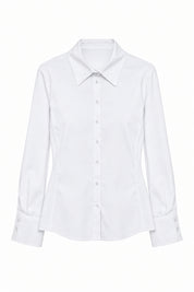 Belden Oturmalı Basic Gömlek Beyaz SY-3859-Beyaz