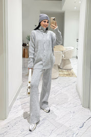 Gri Triko Takım SY-3566-Gri