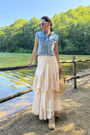 Mavi Denim Marta Yelek SY-3233-Mavi