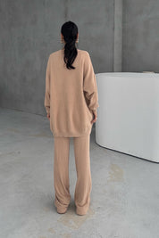 Yumuşak Dokulu Bej Üçlü Takım SY-3380-Bej