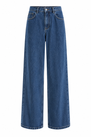 Mavi Tencel Yumuşak Dokulu Palazzo Jean SY-3834-Mavi