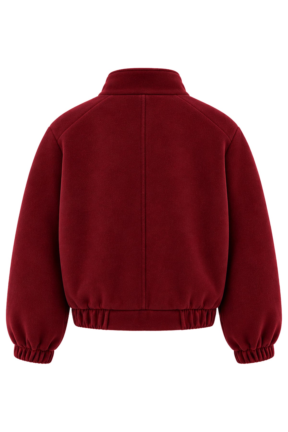 Bordo İçi Astarlı Dik Yakalı Ceket SY-3925-Bordo