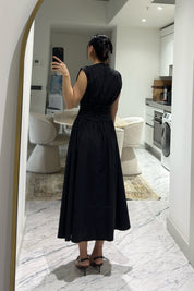 Pinterest Model Beli Drapeli Siyah Elbise SY-3610-Siyah