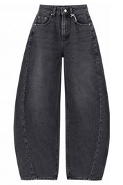 Füme Barrel Leg Jean SY-3906-Füme