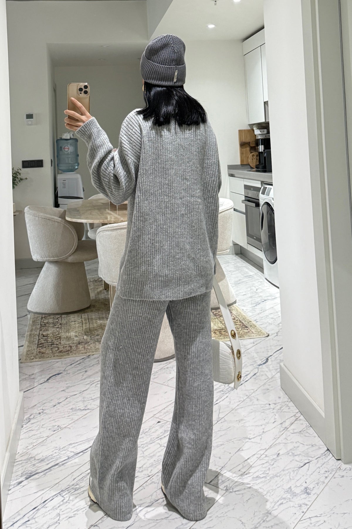 Gri Triko Takım SY-3566-Gri