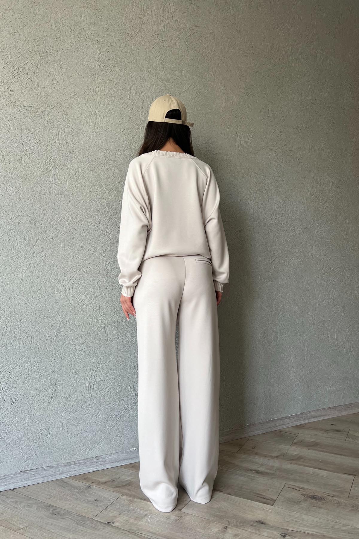 Bej Modal Cep Detaylı Pantolon SY-1797-Bej