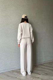 Bej Modal Cep Detaylı Pantolon SY-1797-Bej