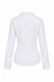 Belden Oturmalı Basic Gömlek Beyaz SY-3859-Beyaz