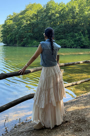 Mavi Denim Marta Yelek SY-3233-Mavi