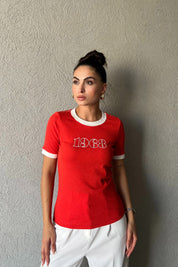 Turuncu 1968 Detaylı Marka Model Basic T-shırt SY-2069-Turuncu