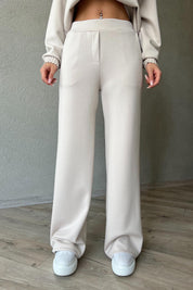 Bej Modal Cep Detaylı Pantolon SY-1797-Bej