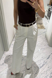 Ekru Bol Paça Premium Pantolon SY-3680-Ekru