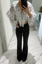 Zr Flare Füme Jean SY-3614-Füme