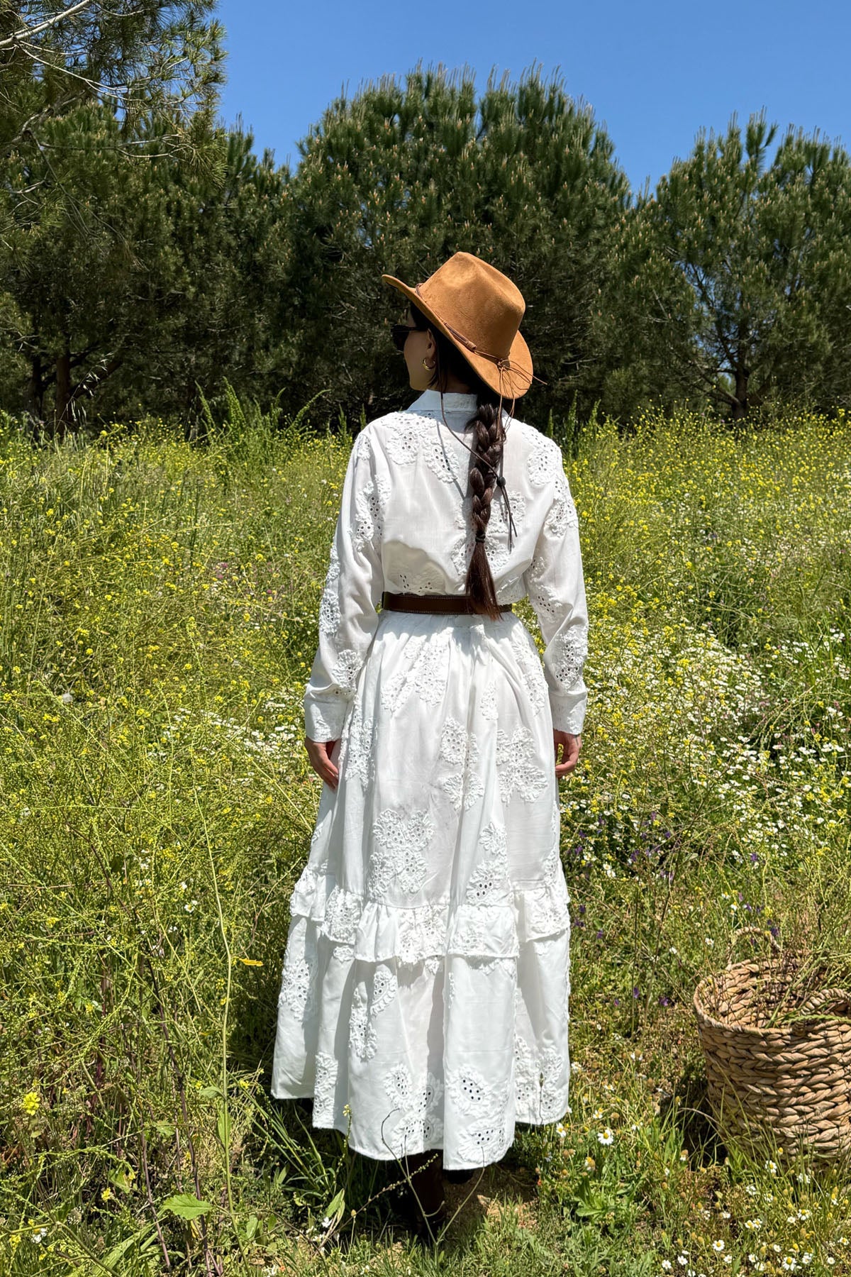 Ekru Fisto Detaylı Gömlek SY-3180-Ekru