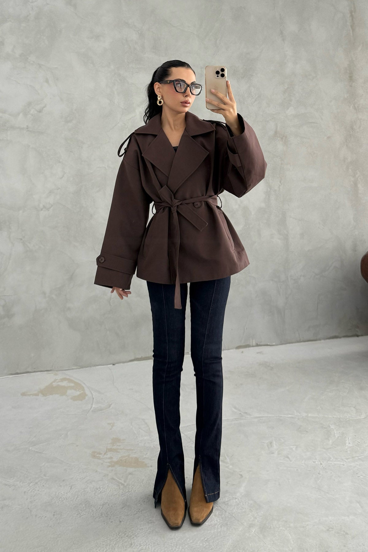 Lacivert Kot Bustiyer Pantolon Takım SY-3366-Lacivert