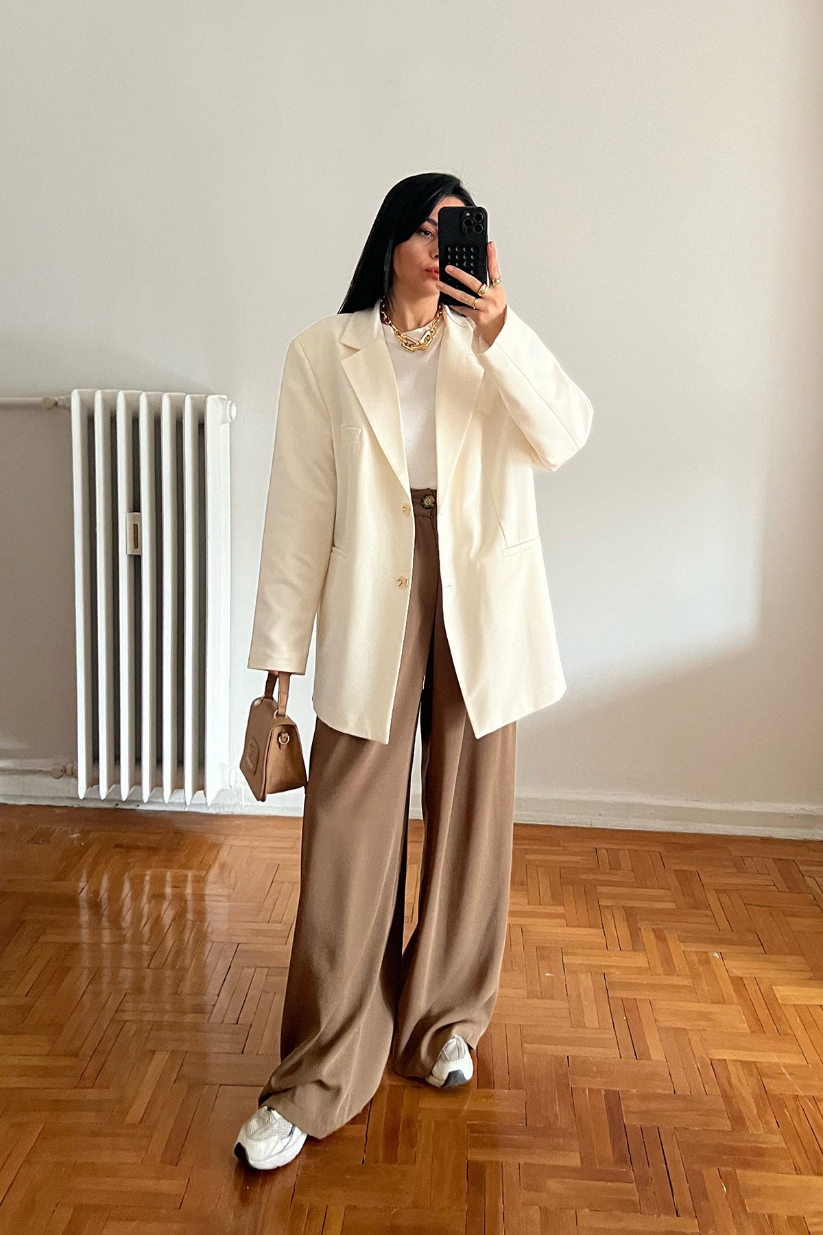 Camel Bol Paça Palazzo pantolon SY-2955-Camel