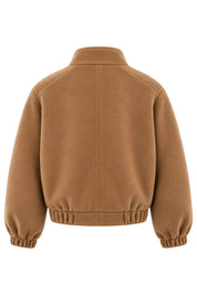 Camel İçi Astarlı Dik Yakalı Ceket SY-3925-Camel