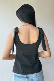 Siyah Zr Model Fiyonklu Bluz SY-3140-Siyah