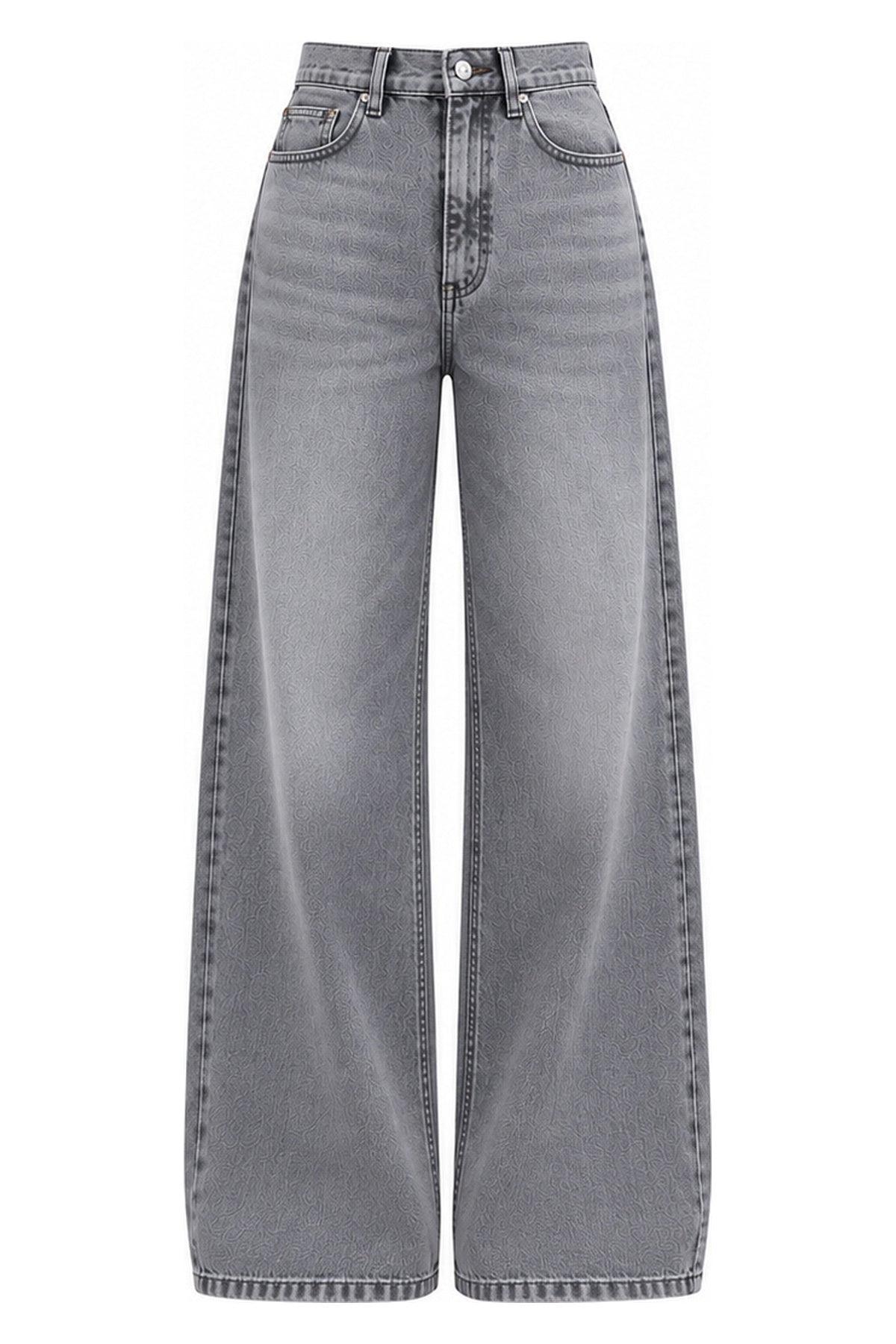 Gri Wide Leg Jean SY-3905-Gri