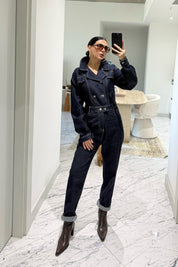 Lacivert Denim Jean Tulum SY-3663-Lacivert
