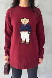 Teddy Bear Bordo Kazak SY-2550-Bordo