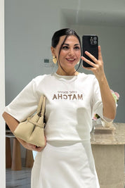 Beyaz Premium Uzun Saten Çan Etek SY-3685-Beyaz