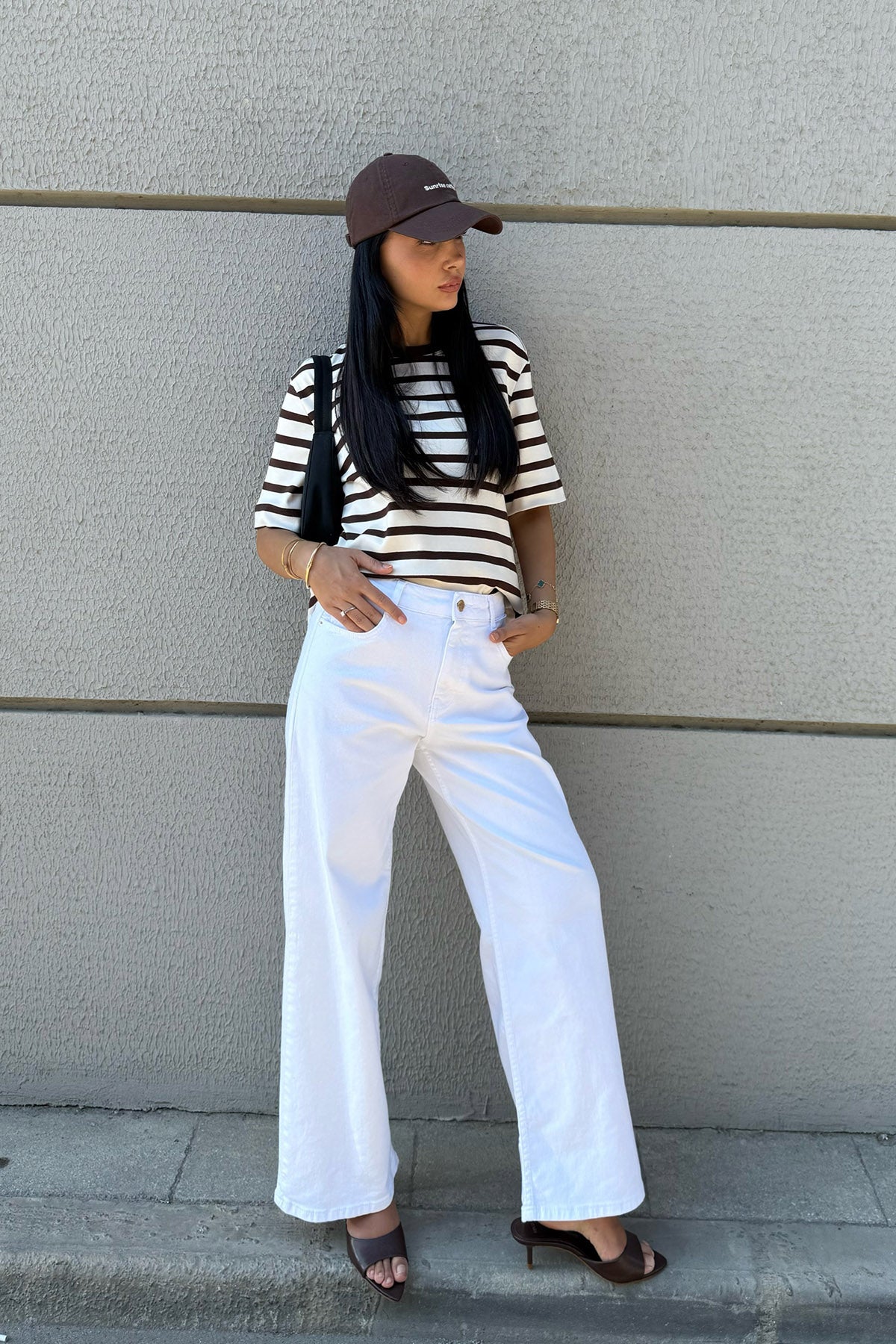 Ekru Straight Jean Pantolon SY-3321-Ekru