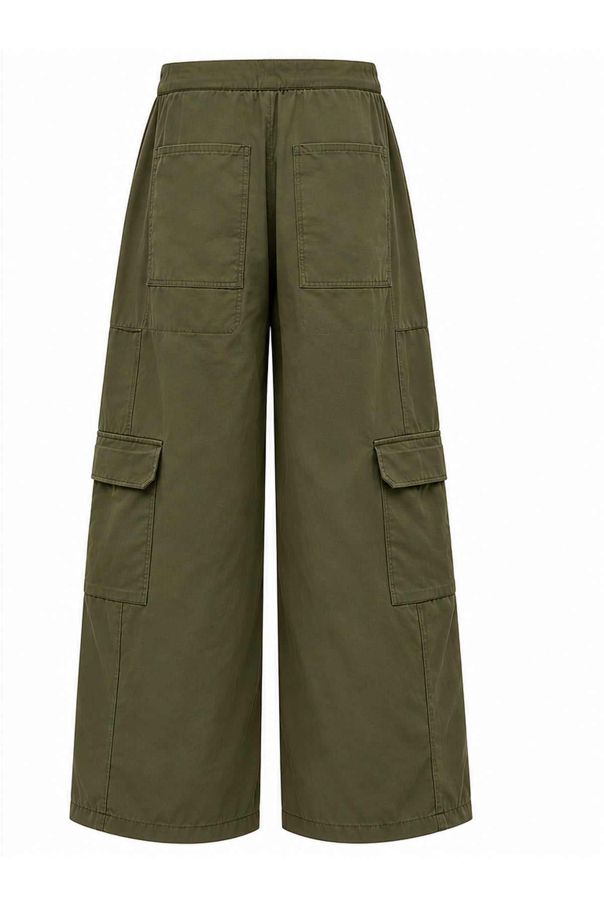 Haki Bağcıklı Kargo Pantolon SY-3920-Haki