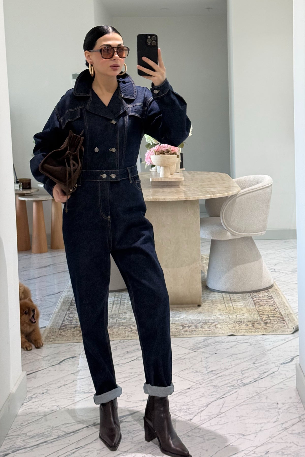 Lacivert Denim Jean Tulum SY-3663-Lacivert